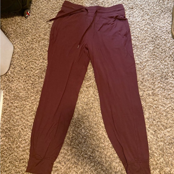 Lululemon Athletica Maroon Joggers - Picture 3 of 6